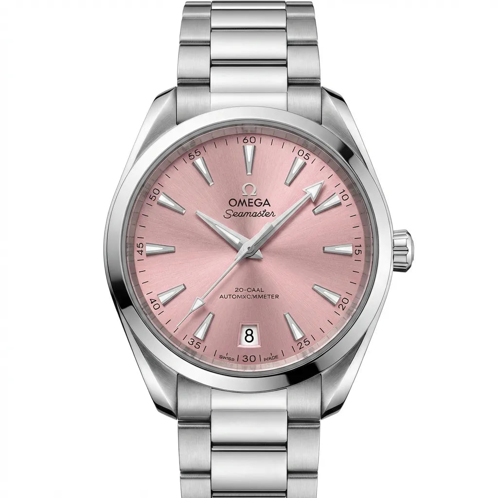 OM Pink Dial Bracelet Watch