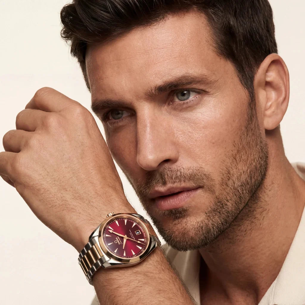 OM Red Dial Bracelet Watch