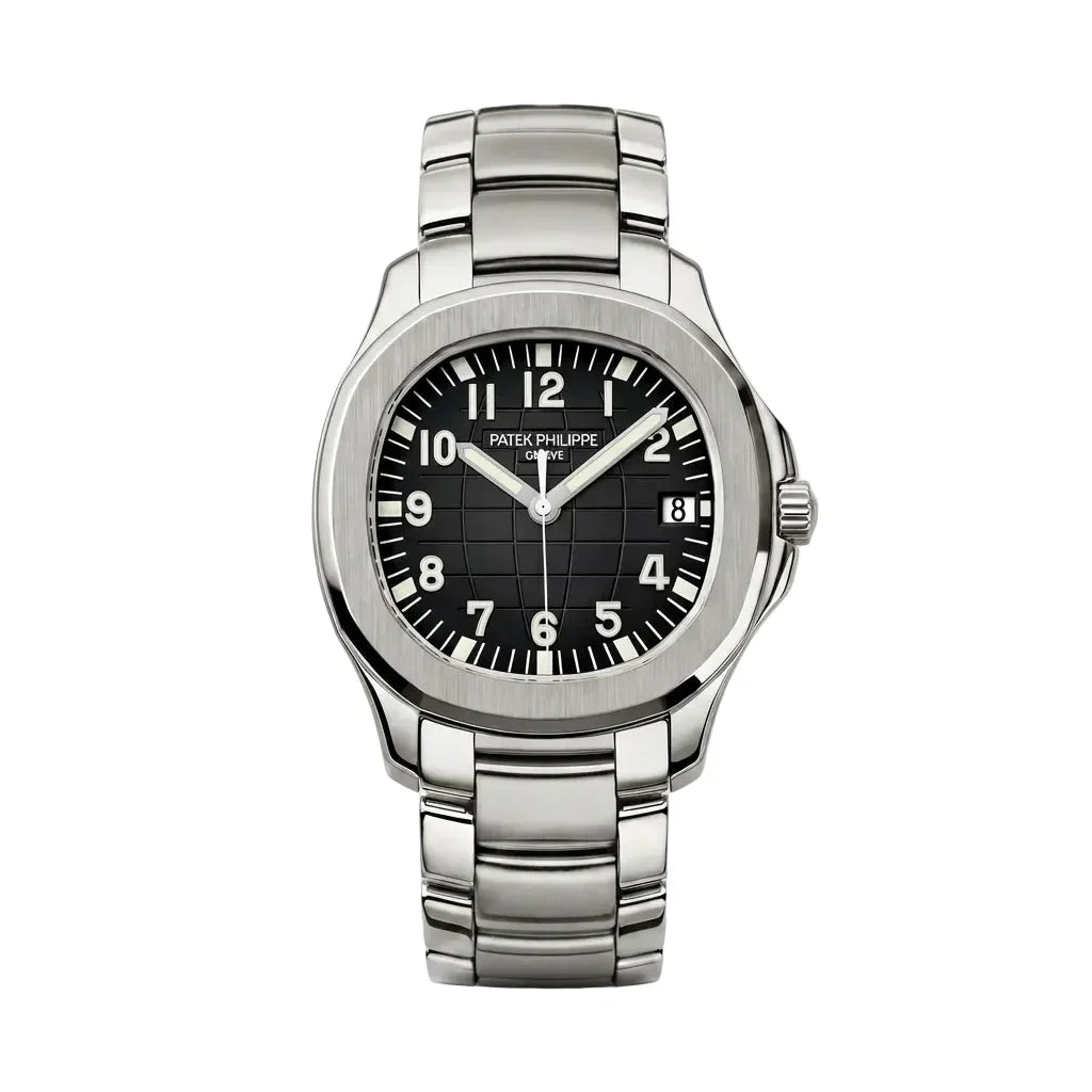 PP Black Dial Date Stainless Steel Watch