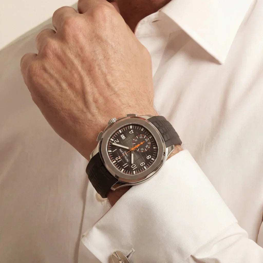 PP Black Dial Stainless Steel Watch