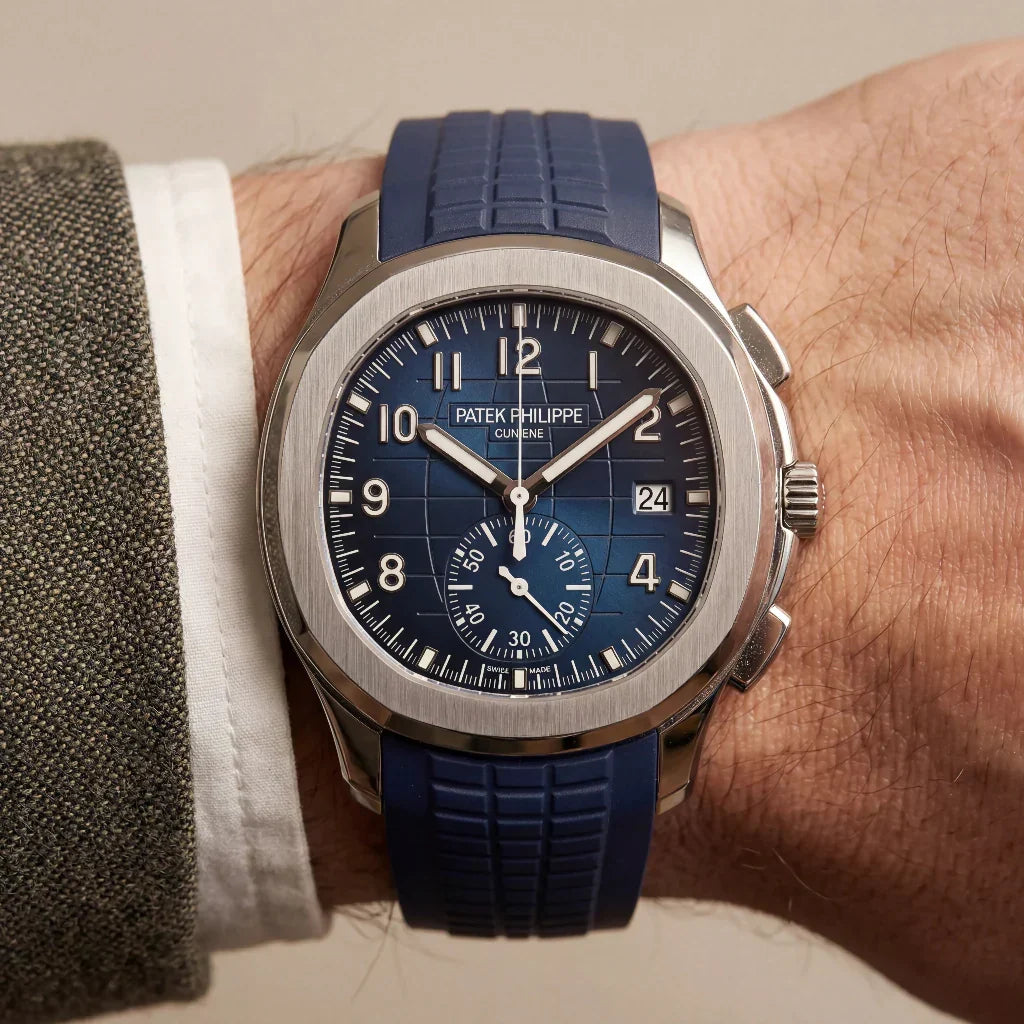 PP Blue Dial Stainless Steel Watch