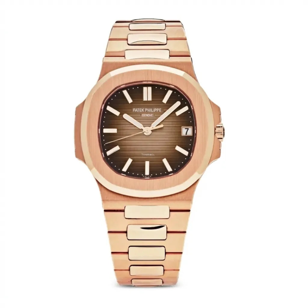 PP Brown Dial Rose Tone Bracelet Watch