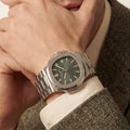 PP Olive Horizontal Dial Stainless Steel Bracelet Watch