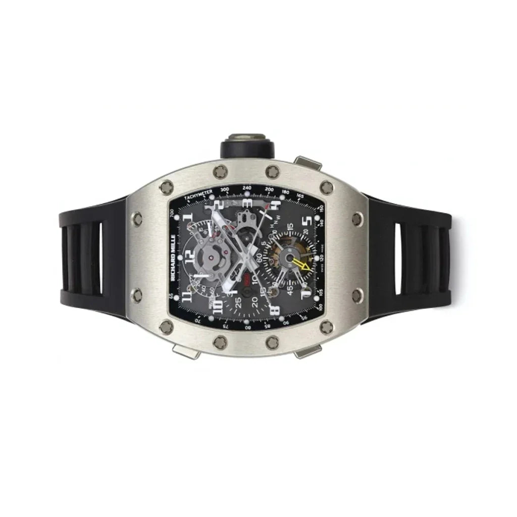 RM Black Open Dial Watch