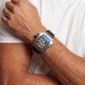 RM Black Open Dial Watch