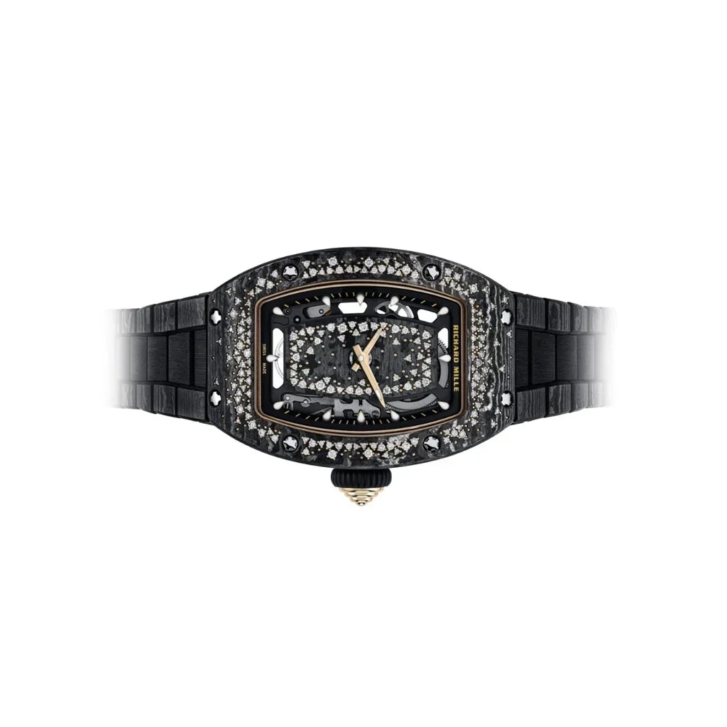 RM Black Starry Stone Set Watch