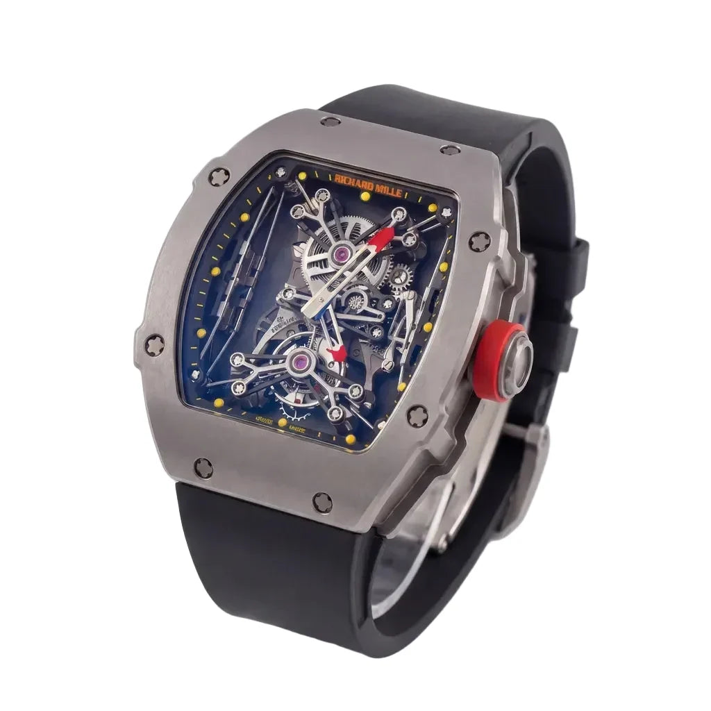 RM Dark Grey Open Dial Watch