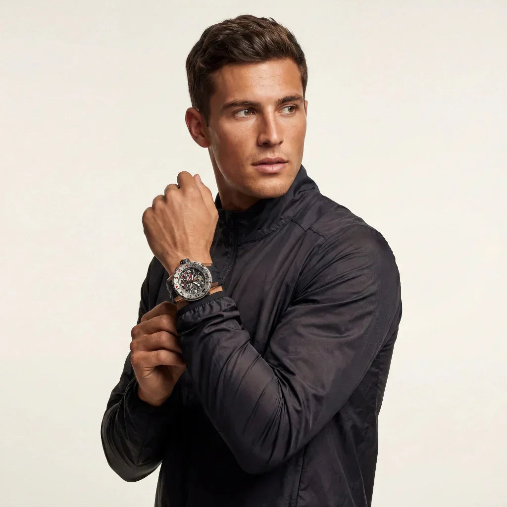 RM Grey And Rose Tone Bezel Watch