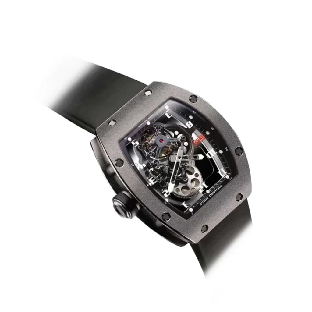 RM Grey Skeleton Style Watch