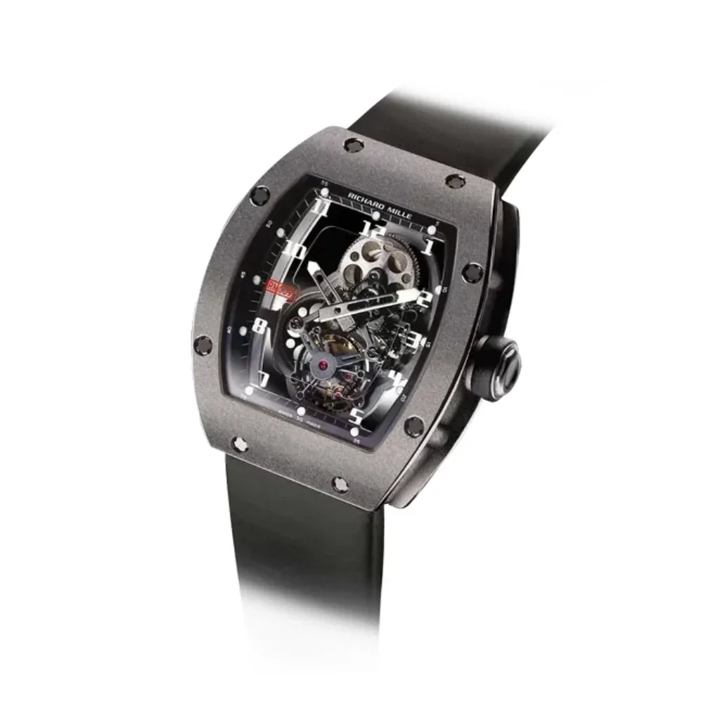 RM Grey Skeleton Style Watch