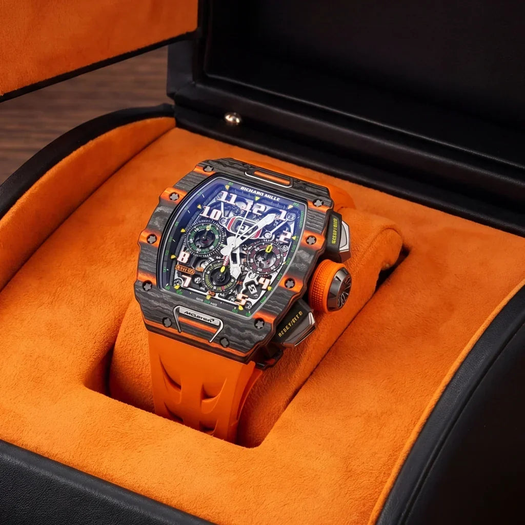RM Orange Racing Style Watch