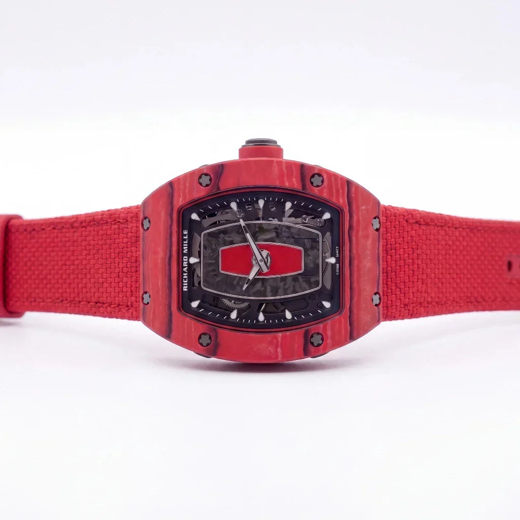 RM Red Panel Dial Watch