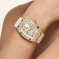 RM Rose Tone Stone Set Ladies Watch