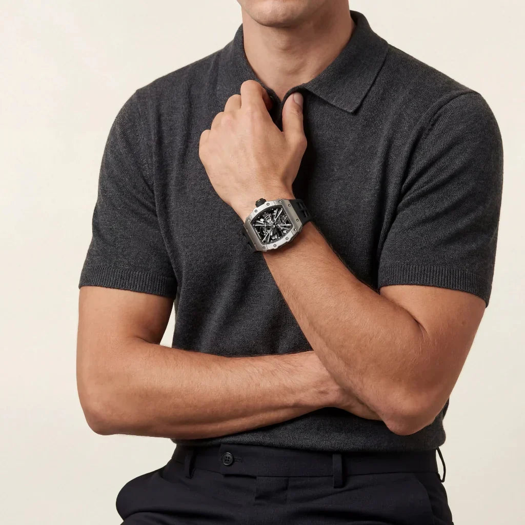 RM Silver Beam Dial Watch