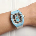 RM Sky Blue Stone Framed Watch