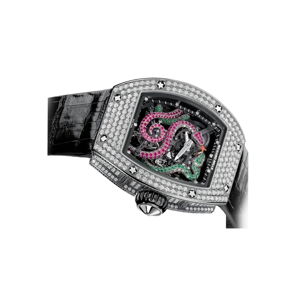RM Stone Set Serpent Motif Watch