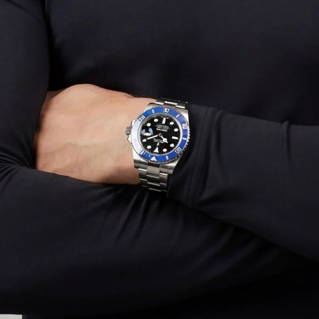 Submariner Cookie Monster Blue Ceramic Bezel Mens Watch