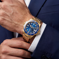 Submariner Professional Automatic Men's Dive Watch With Unidirectional Bezel And Date