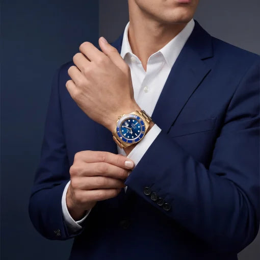 Submariner Professional Automatic Men's Dive Watch With Unidirectional Bezel And Date
