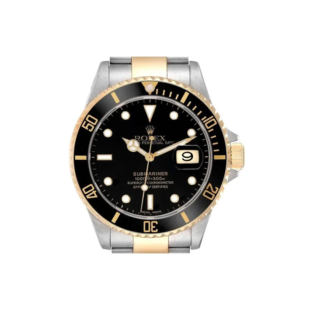 Submariner Steel Black Dial Mens Watch