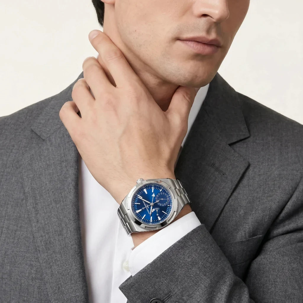 VC Blue Calendar Style Multi Dial Watch
