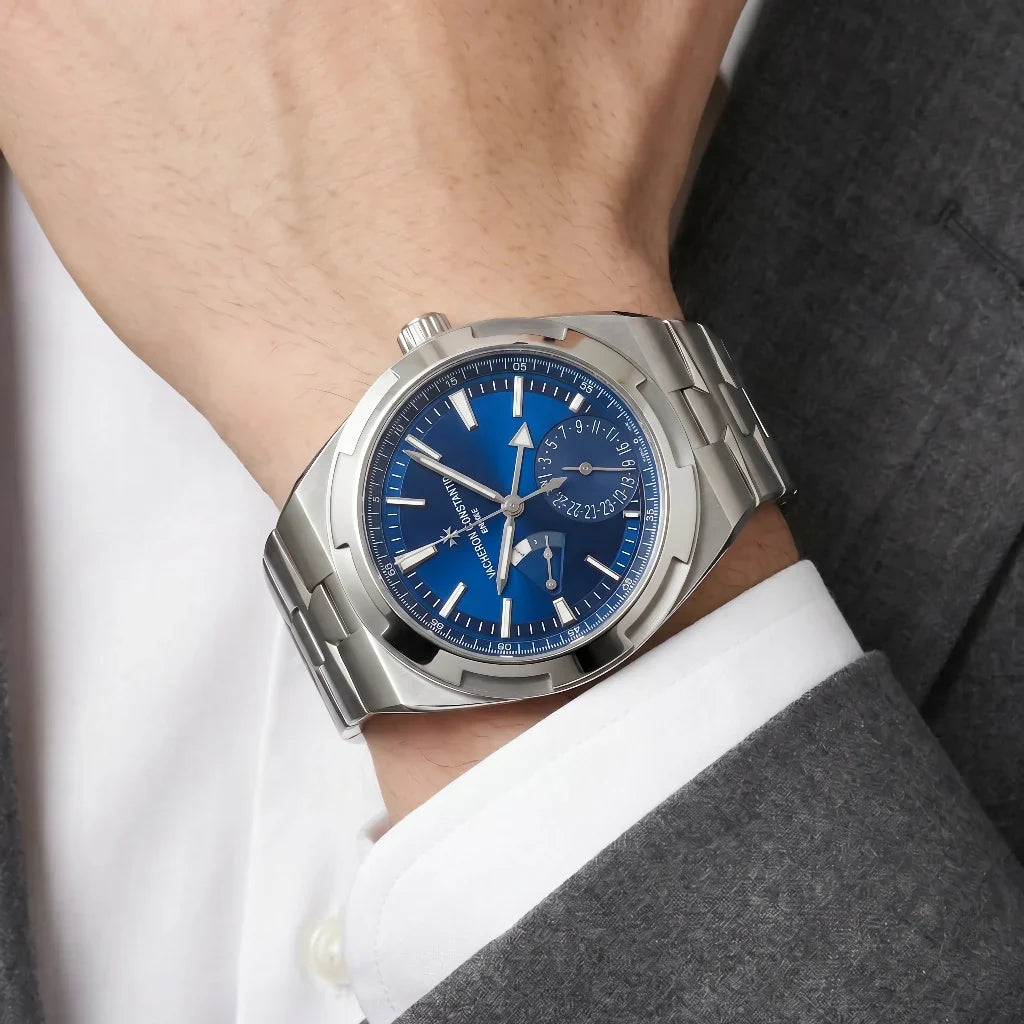VC Blue Calendar Style Multi Dial Watch