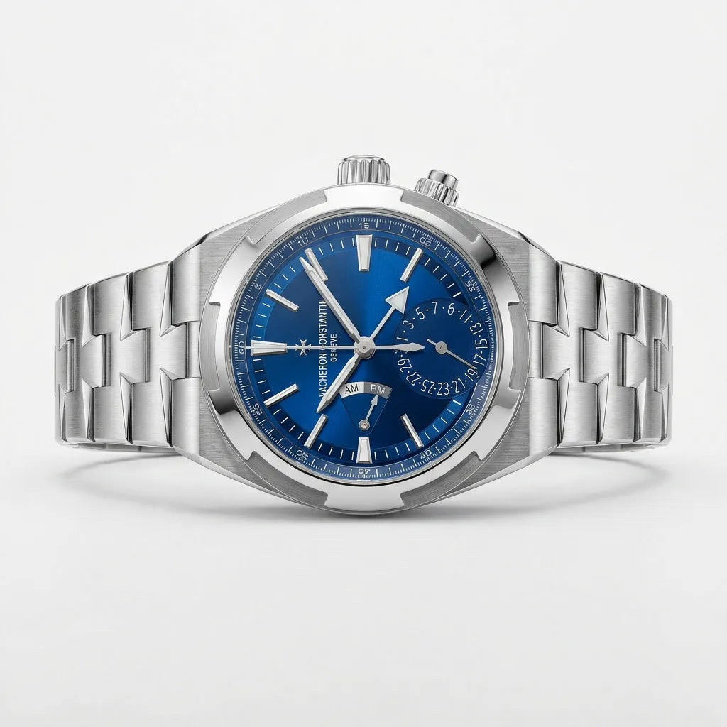 VC Blue Calendar Style Multi Dial Watch