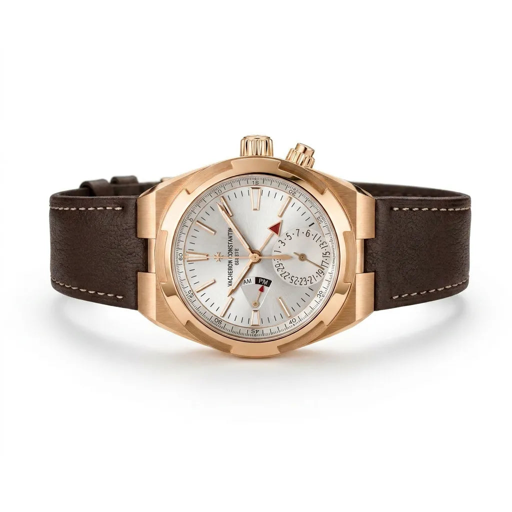 VC Calendar Detail Textured Strap Watch