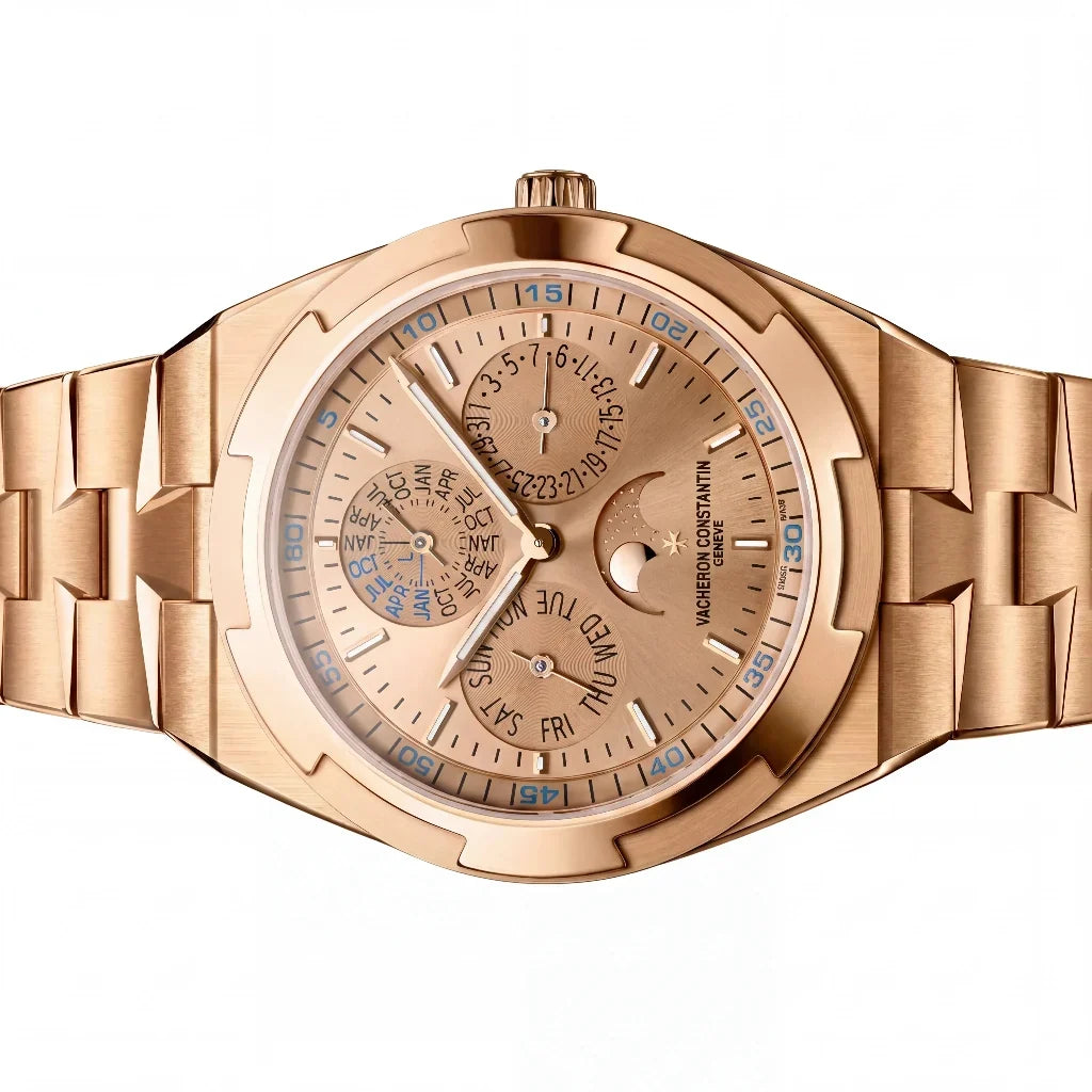 VC Champagne Moonphase Style Calendar Watch