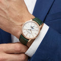 VC Green Strap Moonphase Style Watch