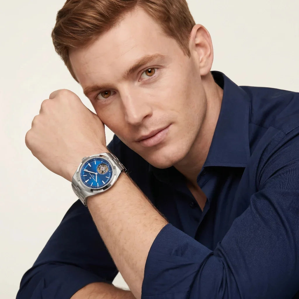 VC Open Heart Style Dial Watch