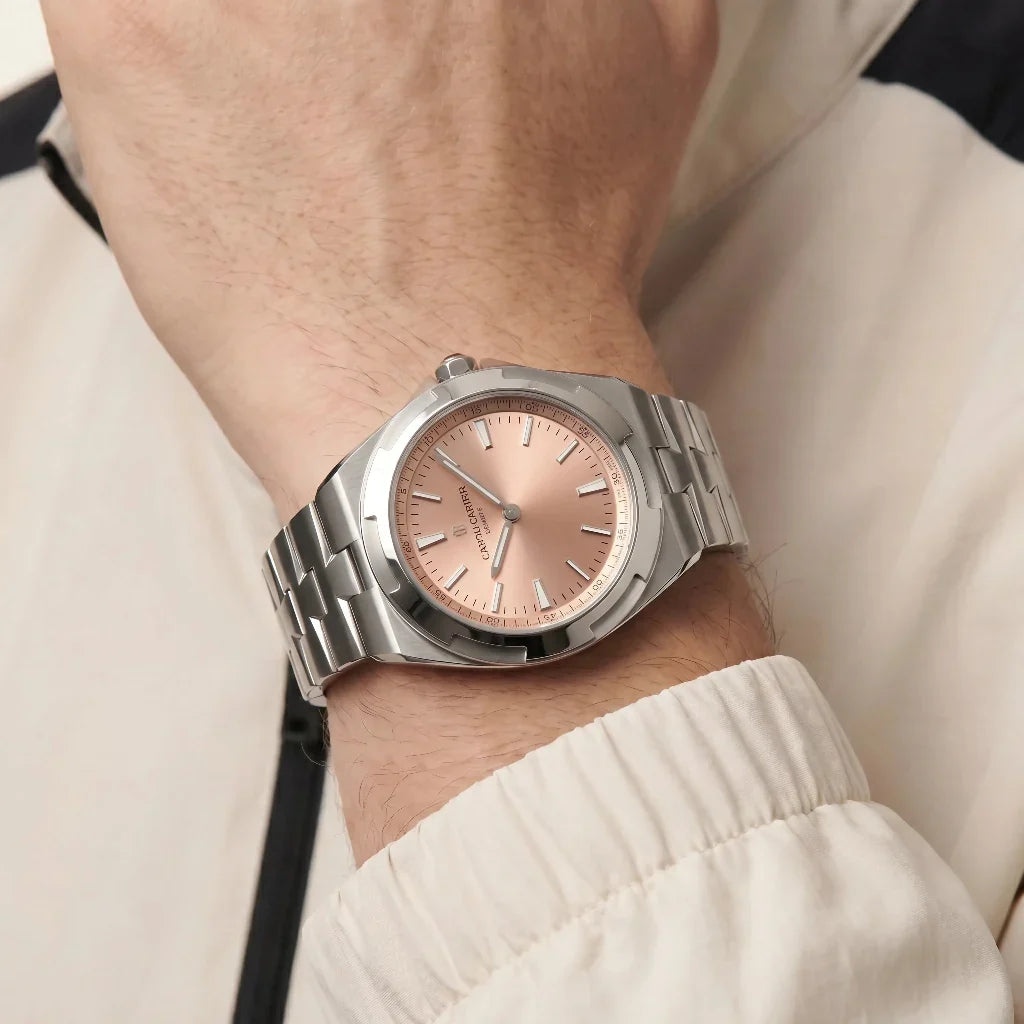VC Salmon Dial Bracelet Sport Watch