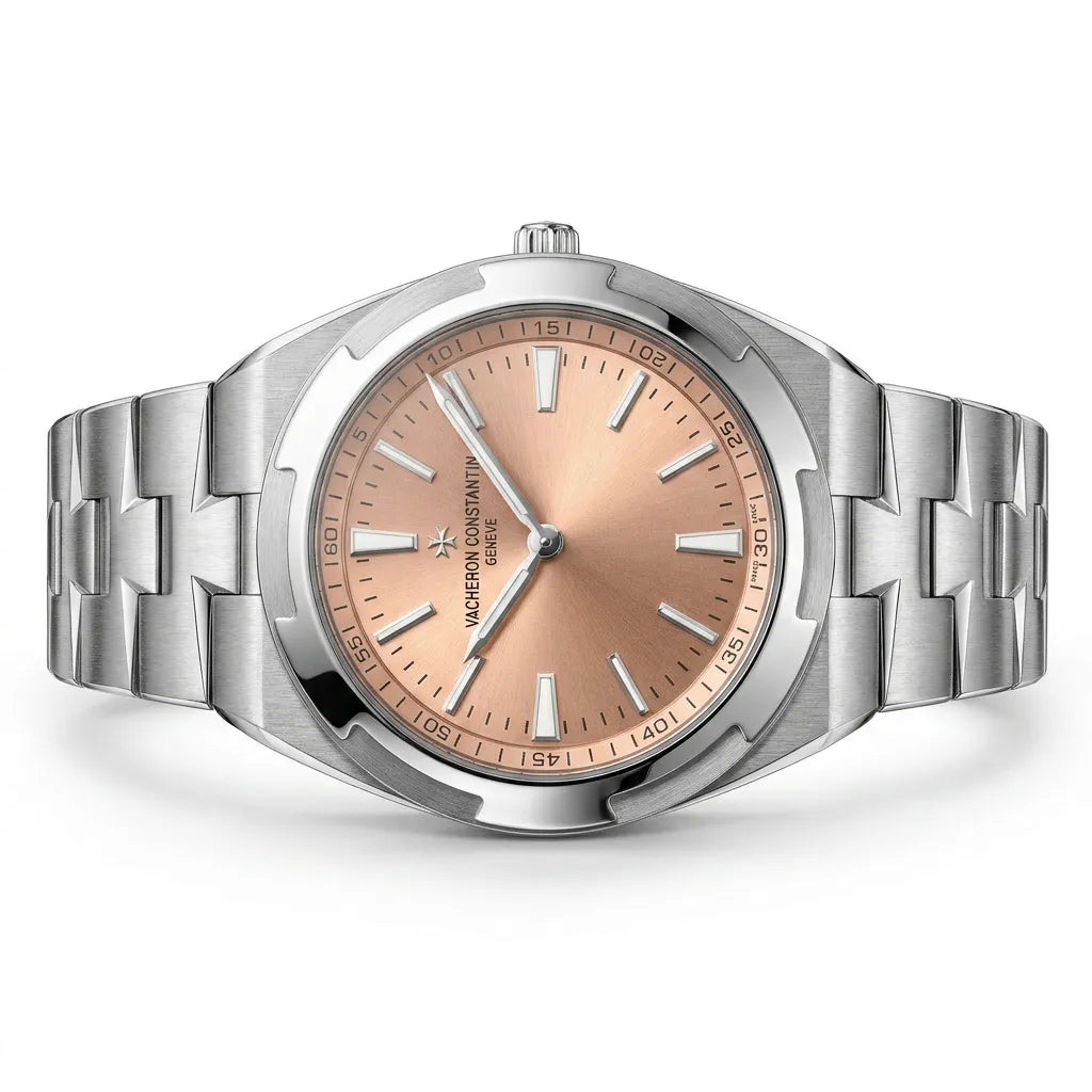 VC Salmon Dial Bracelet Sport Watch