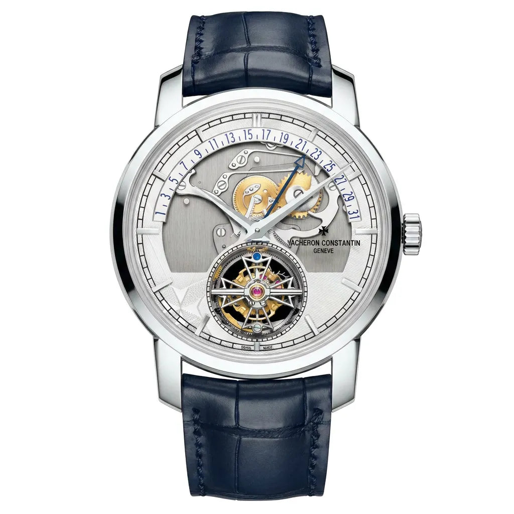 VC Skeleton Style Textured Strap Watch