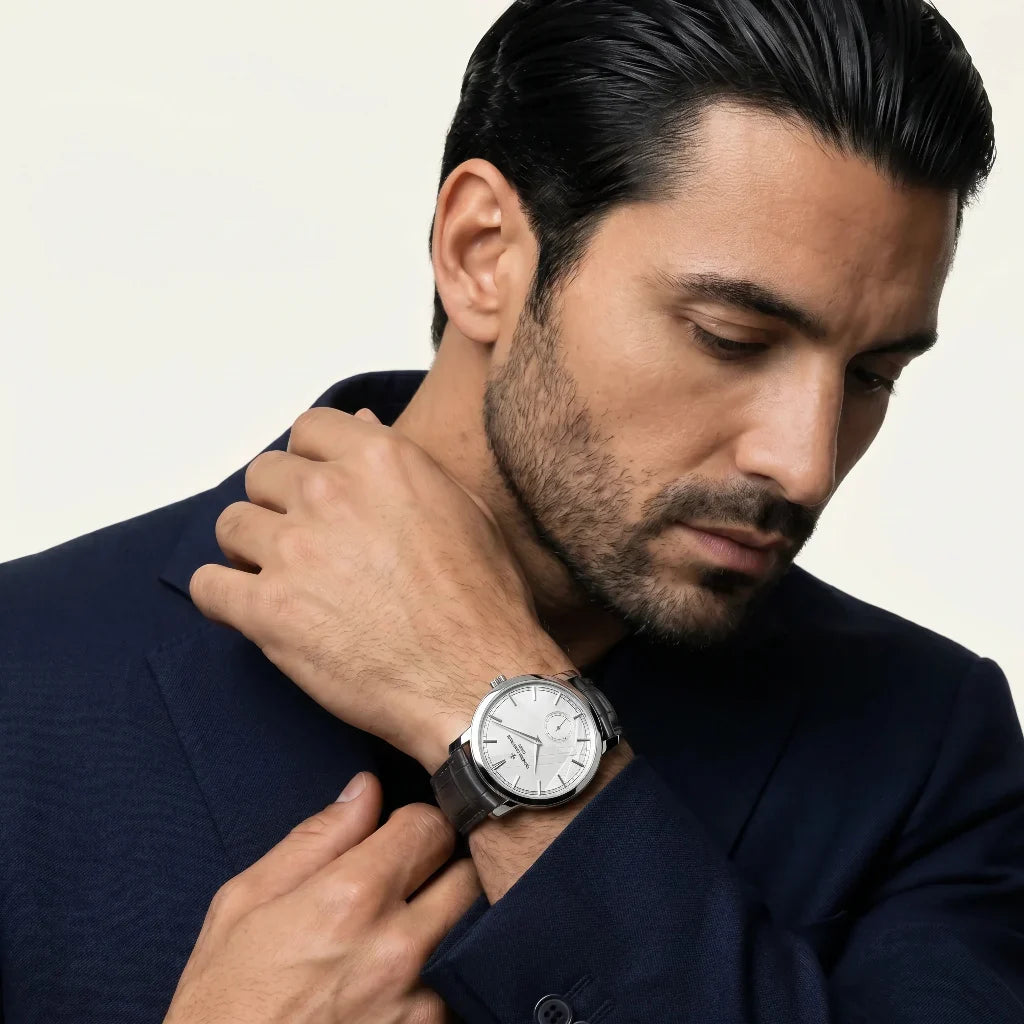 VC Small Seconds Textured Strap Watch