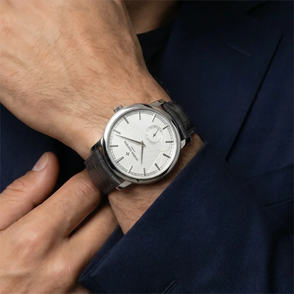 VC Small Seconds Textured Strap Watch
