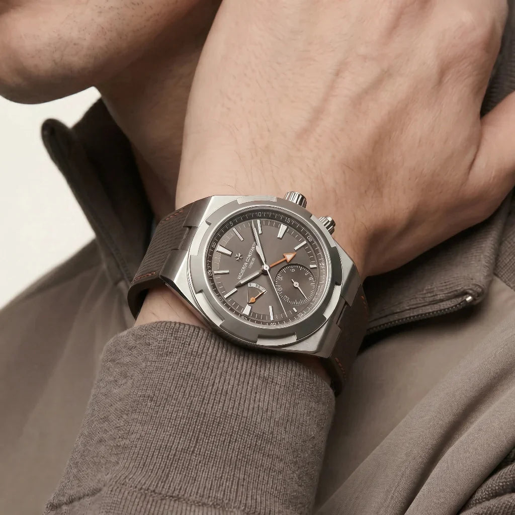 VC Stainless Steel Textured Sport Watch
